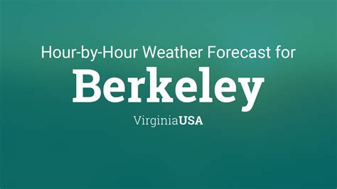 Interactive weather map allows you to pan and zoom to get unmatched weather details in your local neighborhood or half a world away from The Weather Channel and Weather. . Weather underground berkeley
